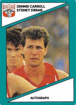 1988 Scanlens VFL #29 Dennis Carroll Front